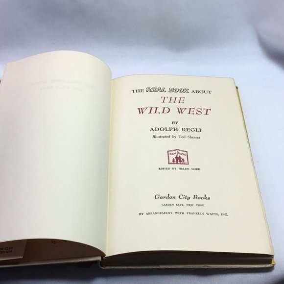 The Real Book About The Wild West 1952 HC/DJ - Picture 7 of 15
